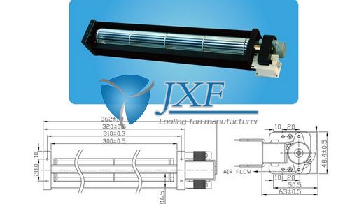 横流散热风扇JXF30x290 AC